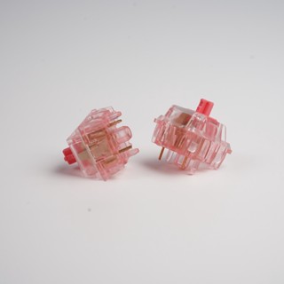 Content KTT  Strawberry Switches สวิตช์สตรอเบอร์รี่ POM 5Pin Linear 45g สําหรับคีย์บอร์ดเกมมิ่ง Cherry DIY RGB PC