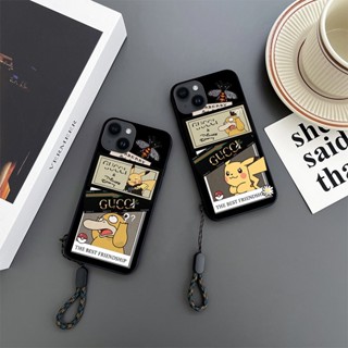 เคสโทรศัพท์มือถือ ลายการ์ตูนปิกาจู เป็ดน่ารัก สําหรับ Apple iPhone 14 13 12 11 Pro Max Mini