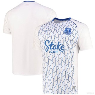 เสื้อกีฬาแขนสั้น ลายทีมชาติฟุตบอล Everton HQ7 2023-2024 พลัสไซซ์ QH7