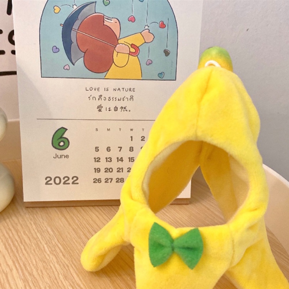 Tiktok ตุ๊กตากล้วย แมว ขนาดเล็ก พร็อพถ่ายรูปน่ารัก สําหรับสัตว์เลี้ยง สุนัข แมว