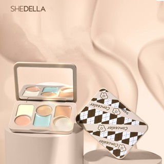 Shedella ของแท้ Huaguduo พาเลตต์คอนซีลเลอร์ เพิ่มความกระจ่างใส ซ่อมแซม และติดทนนาน Yiwu