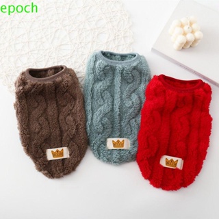 Epoch เสื้อแจ็กเก็ต ผ้าฟลีซ แบบนิ่ม สองด้าน สําหรับสัตว์เลี้ยง สุนัข แมว