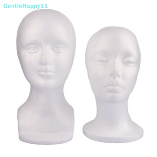 Gentlehappy หุ่นโฟมหัวมนุษย์ปลอม สําหรับโชว์วิกผม หมวก แว่นตา