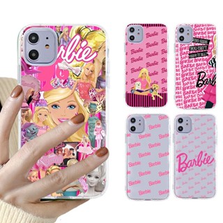 Fashion Style SoftCase for IPhone 11 12 13 14 Pro Promax Pink Barbie Pattern Painting Silicone TPU Casing for Apple IPhone 12Pro 13Pro 14Pro 14Plus X XS XR XSMAX QMY