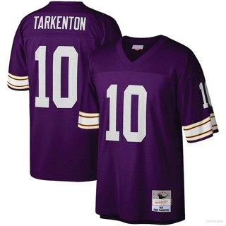 เสื้อยืด ลายทีมชาติฟุตบอล Ani NFL Minnesota Vikings Jersey Fran Tarkenton พลัสไซซ์