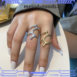 Melodygoods1 แหวนแฟชั่น ปรับได้ 5 ชิ้น สําหรับผู้หญิง