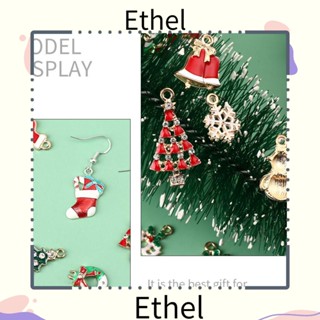 Ethel1 จี้สร้อยคอ สร้อยข้อมือ เครื่องประดับแฟชั่น ลายคริสต์มาส DIY