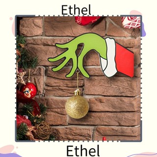 Ethel1 สติกเกอร์ ลายคริสต์มาส สําหรับตกแต่งผนังบ้าน หน้าต่าง