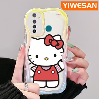 เคสโทรศัพท์มือถือแบบนิ่ม ใส กันกระแทก ลายการ์ตูนเฮลโลคิตตี้น่ารัก สีสันสดใส สําหรับ Realme 5 5i 5s 5 Pro 6i Narzo 20A Q