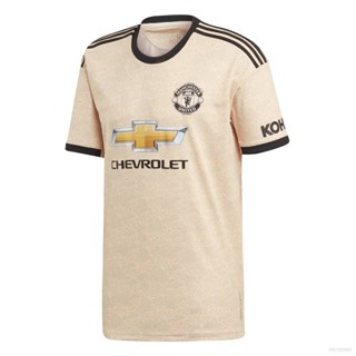 เสื้อยืด ลายทีมฟุตบอล Manchester U Jersey 2019-20 ชุดเยือน สําหรับผู้ชาย และผู้หญิง