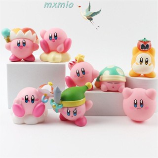 Mxmio ฟิกเกอร์ PVC รูปการ์ตูนอนิเมะ Kirby Waddle Dee ขนาดเล็ก สีชมพู สําหรับของขวัญคริสต์มาส