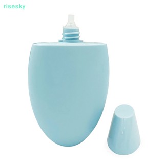 [risesky] ขวดบีบบีบครีมรองพื้น โลชั่น อายครีม บีบเซรั่ม เครื่องสําอาง แบบพกพา สีฟ้า 50 มล. ต่อกรัม