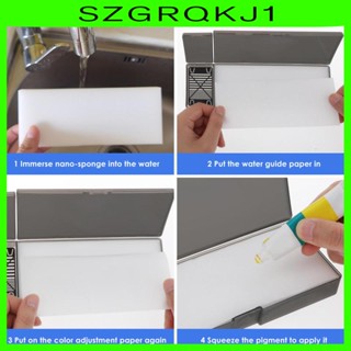 [szgrqkj1] พาเลทสีอะคริลิค สําหรับเพ้นท์โมเดล