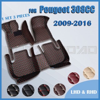 แผ่นรองพื้นรถยนต์ RHD สําหรับ Peugeot 308CC 2009 2010 2011 2012 2013 2014 2015 2016