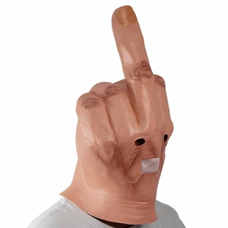 Despise the middle finger mask Halloween spoof mask Bar DJ spoof mask