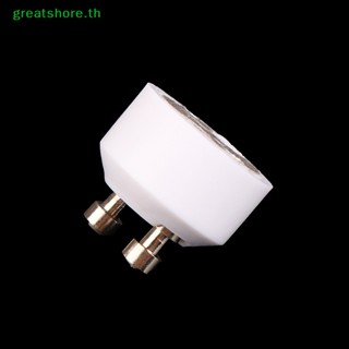 Greatshore GU10 เป็น MR16 อะแดปเตอร์ซ็อกเก็ตหลอดไฟเซรามิค LED G4 GU5.3 GY6.35 Pin คุณภาพสูง สีขาว