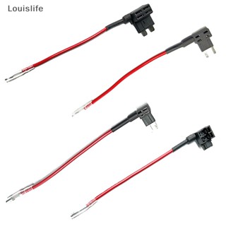 Llph อะแดปเตอร์ฟิวส์ 12V Add-a-circuit TAP Micro Mini Standard Ford ATM APM Blade Auto Fuse พร้อมฟิวส์ 10A Blade สําหรับรถยนต์ LLP