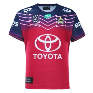 เสื้อกีฬาแขนสั้น ลายทีม North Queensland Cowboys NRL 2023 ไซซ์ S-7XL