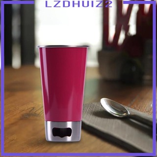 [Lzdhuiz2] แก้วมักสเตนเลส พร้อมที่เปิดขวด แก้วกาแฟ เบียร์ 500 มล. สําหรับบ้าน
