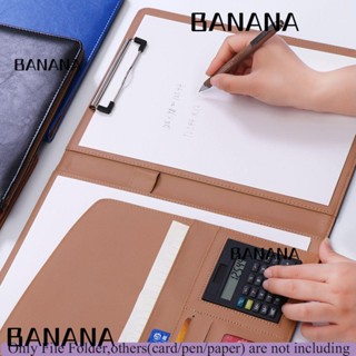 Banana1 กระเป๋าหนัง สําหรับใส่เอกสาร