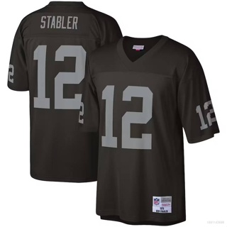 เสื้อยืดกีฬาแขนสั้น ลายทีมชาติฟุตบอล Las Vegas Raiders Legacy HQ1 NFL พลัสไซซ์ QH1