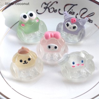 SANRIO [little.coconut] ตุ๊กตาการ์ตูน Melody Cinnamon Kuromi เรืองแสง ขนาดเล็ก สําหรับตกแต่งบ้านตุ๊กตา 5 ชิ้น