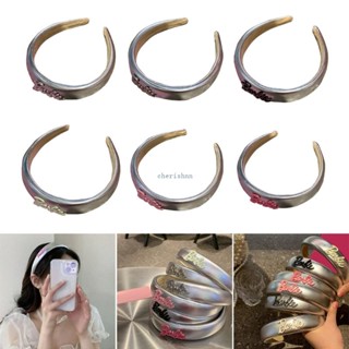 Ch*【พร้อมส่ง】ที่คาดผมเมทัลลิก แฟชั่น อเนกประสงค์ สําหรับเล่นกีฬา โยคะ สปา แต่งหน้า