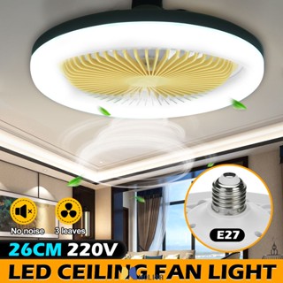 Led Ceiling Fan Light With Remote Control Kitchen Bedroom Living Room E27 Fan Lamp MOLISA MOLISA