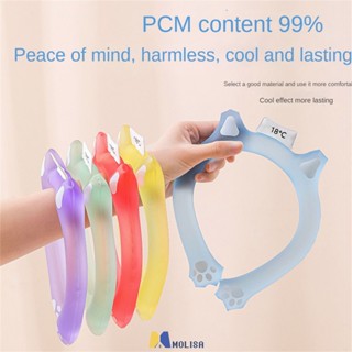 Summer Cool Hanging Neck Cooling Ring Heatstroke Prevention Artifact Outdoor Sports Cooling Ring Compact Cool Neck Ring MOLISA MOLISA