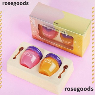 Rosegoods1 ลิปบาล์มบํารุงริมฝีปาก สูตรน้ําผึ้ง ดอกซากุระ แห้งเร็ว ให้ความชุ่มชื้น บํารุงริมฝีปาก กลางวัน และกลางคืน