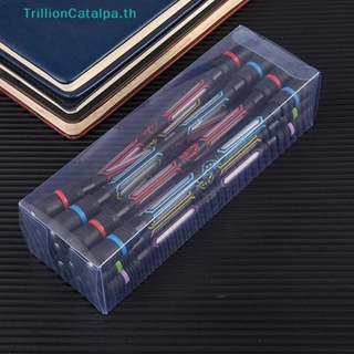 Trillioncatalpa ปากกาพลาสติก กันลื่น ของเล่นบรรเทาความเครียด