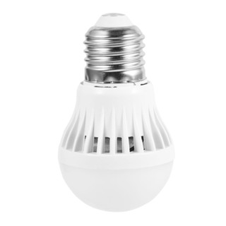 หลอดไฟ LED 3W เซนเซอร์ 180-230V Motion Smart PIR โคมไฟ E27 เสียงอัตโนมัติ