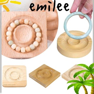 EMILEE ถาดไม้ไผ่ สําหรับทําเครื่องประดับ สร้อยข้อมือ