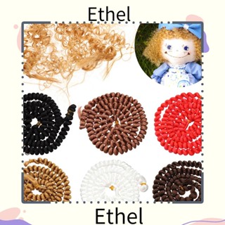 Ethel1 วิกผมปลอม อุณหภูมิสูง DIY อุปกรณ์เสริม สําหรับตุ๊กตา 1/6 1/4 1/3 1/12