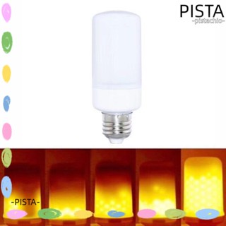 Pista หลอดไฟ LED E12 E14 B22 เอฟเฟคเปลวไฟ สําหรับตกแต่งวันหยุด กลางแจ้ง