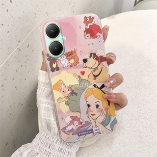 เคสโทรศัพท์ซิลิโคน TPU แบบนิ่ม ลายการ์ตูนเจ้าหญิง Kayoing กันกระแทก สําหรับ VIVO Y27 Y78 Y36 Y02T V27 V27E 4G 5G