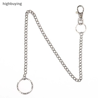 [highbuying] พวงกุญแจ คลิปห่วงโซ่ 38 ซม. สไตล์พังก์ ฮิปสเตอร์