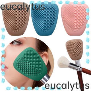 Eucalytus1 กล่องเก็บแปรงแต่งหน้า แบบพกพา 2 ชิ้น