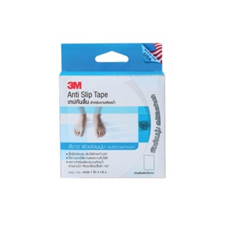 3M เทปกันลื่นสำหรับห้องน้ำ 1นิ้วx180ซม. รุ่น XN002033993 สีขาว