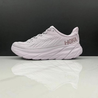 Hoka ONE ONE Clifton 8 รองเท้าผ้าใบ ระบายอากาศ เหมาะกับการวิ่ง เล่นกีฬา แฟชั่นสําหรับผู้หญิง hqaexl22 1W933