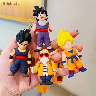 Brightstar พวงกุญแจ PVC รูปการ์ตูนดราก้อนบอล Son Goku Vegeta Piccolo เครื่องประดับแฟชั่น