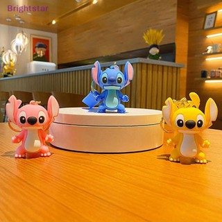 Brightstar พวงกุญแจ จี้ตุ๊กตาการ์ตูนดิสนีย์ Stitch น่ารัก แฟชั่น สําหรับห้อยกระเป๋า