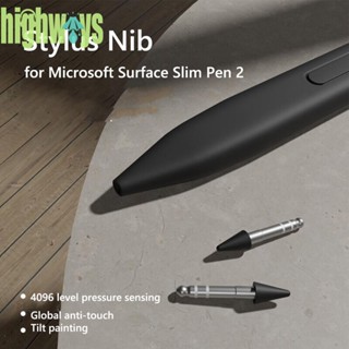 [highways.th] หัวปากกาสไตลัส ความไวแสงสูง สําหรับ Microsoft Surface Slim Pen 2 ชิ้น