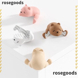 Rosegoods1 ซิลิโคนป้องกันมุมโต๊ะ อเนกประสงค์ มีกาวในตัว ลายการ์ตูนหมี ป้องกันการชน เพื่อความปลอดภัยของเด็ก