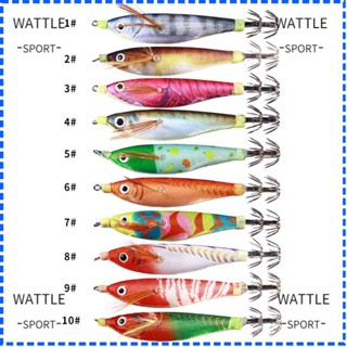 Wattle เหยื่อตกปลา รูปกุ้ง ตะกั่ว 10 ซม. 9.6 กรัม 3 ชิ้น 2023