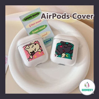 เคสหูฟัง TPU นิ่ม แบบใส ลายสุนัขเท็ดดี้ สําหรับ Apple AirPods 2 1 AirPods Pro 2 3