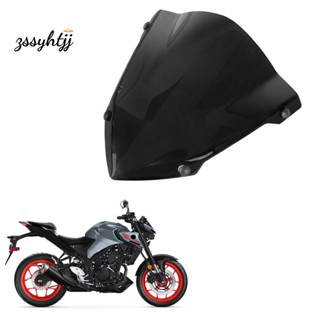 แผ่นเบี่ยงลมรถจักรยานยนต์ พร้อมตัวยึด สีดํา สําหรับ Yamaha MT03 MT 03 MT25 MT 25 2020 2021