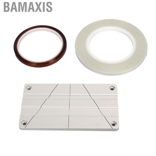 Bamaxis Open Reel Tape Media  Leader 1/2 1/4 10 Inch Splicing Block Kit Studio Grade Professional Precise Size for To Cassette