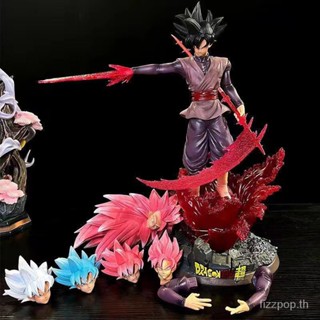 Dragon Ball Super Temple Peach Red Wukong hand-made six-head carving double-shape full effect GK black Wukong zamas gift YDGI