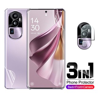 ฟิล์มกันรอยหน้าจอ สําหรับ 3in1 Oppo Reno10 Pro Plus Reno10 10Pro Reno10Pro 5G